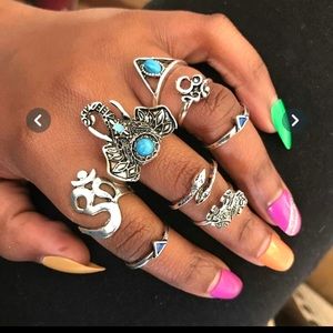 Boho Rings Set